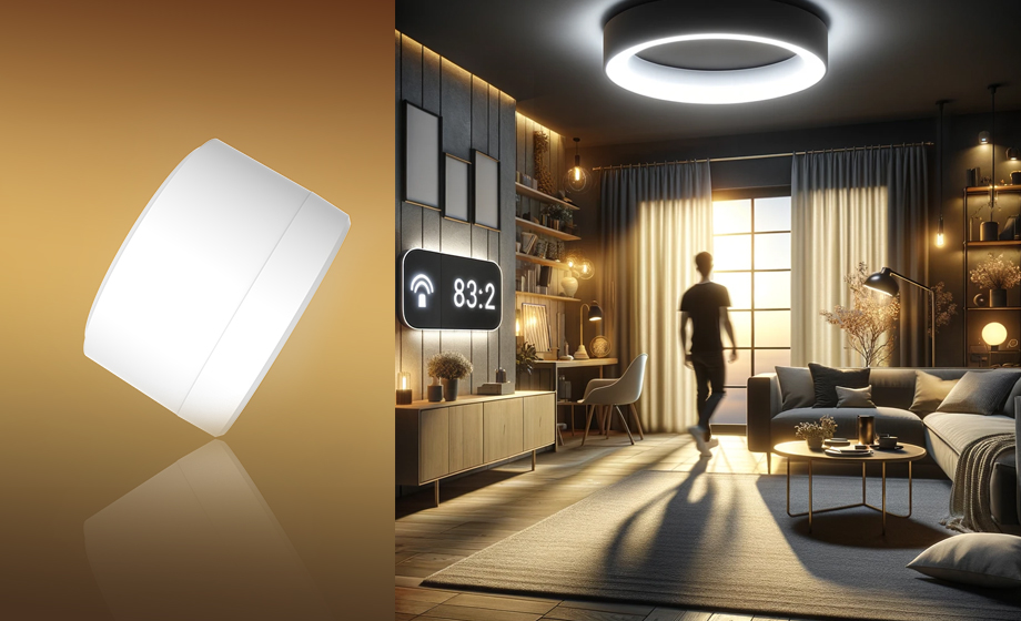 Radar light controlled human sensor switch The human body has sensor application scenarios 飛睿智能