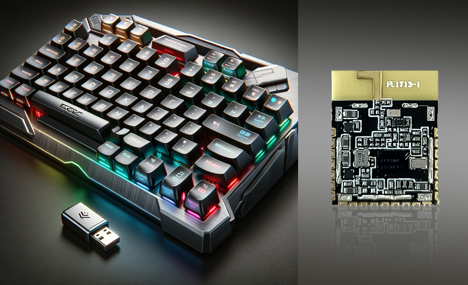 E-sports mouse and keyboard uwb chip Ultra wideband technology chip high speed and low latency 飛睿智能